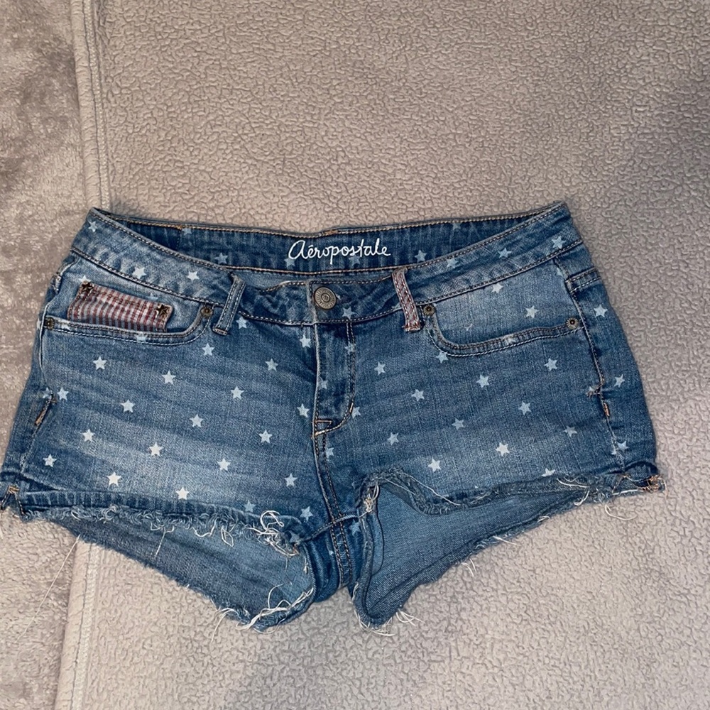 Patriotic Aeropostale shorts, size 6